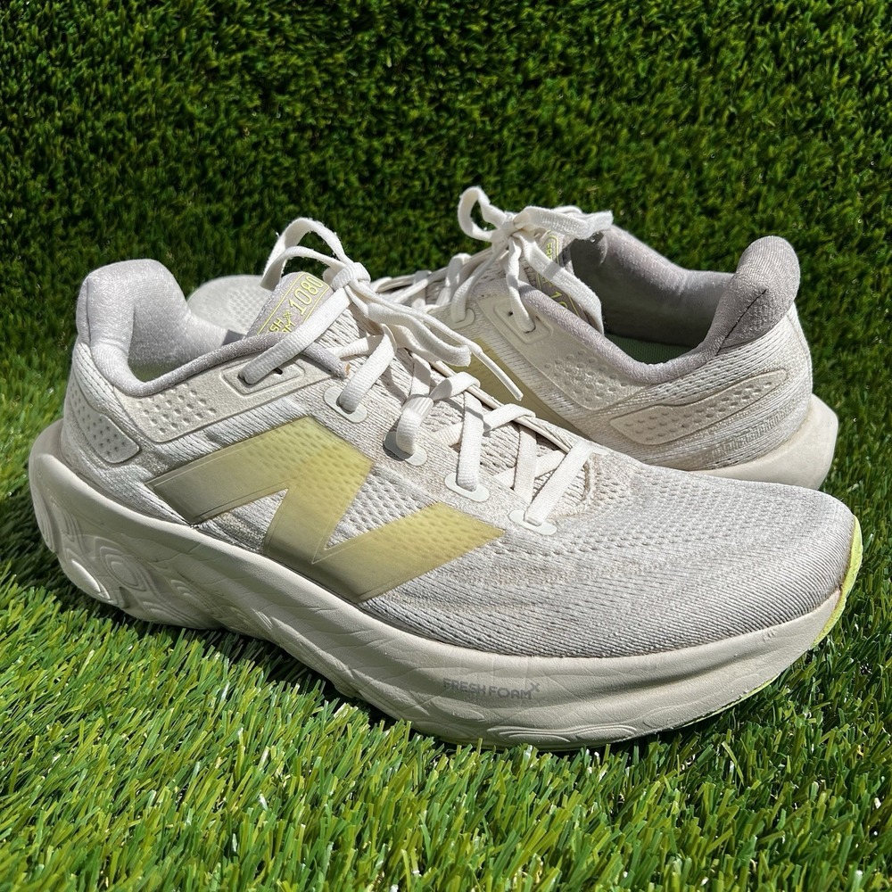 New Balance Shoes Men Size 9 Fresh Foam 1080v13 Moonrock Lime Sea Salt Running